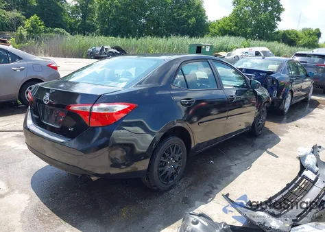 2016 Toyota Corolla Le from USA, damaged, VIN 5YFBURHEXGP393751